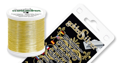 GOLDENSILVER EMBROIDERY 100m GOLD