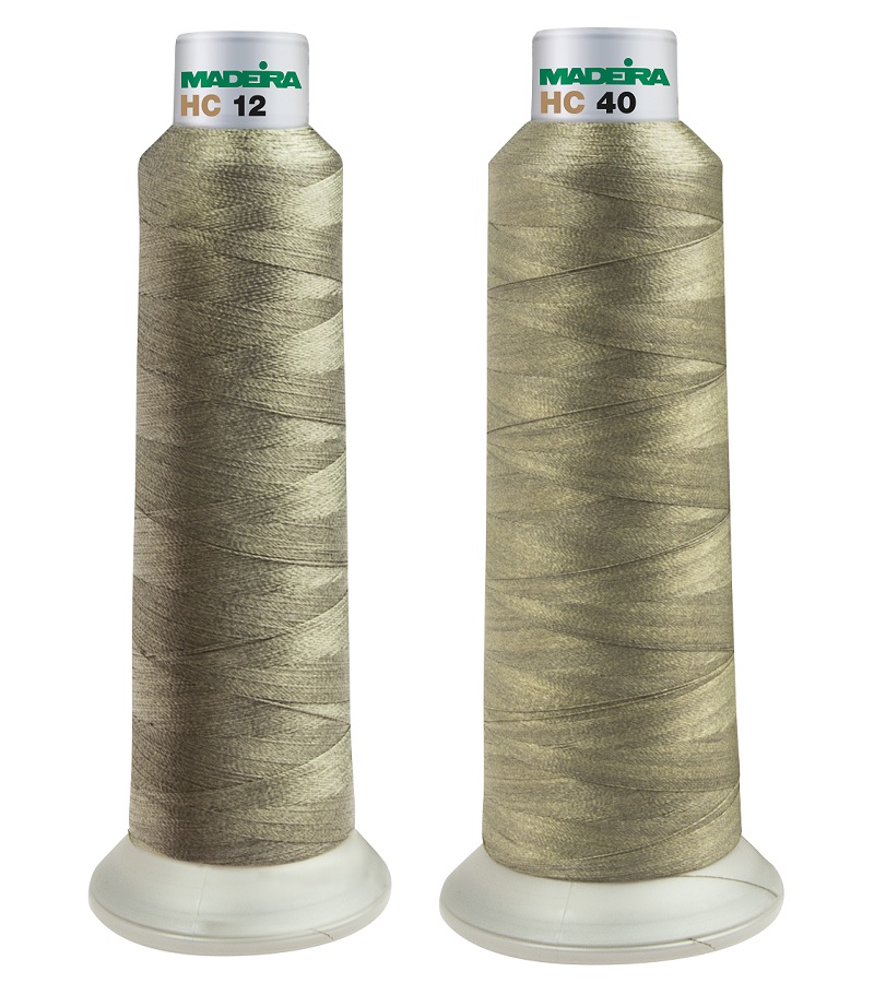 High conductive embroidery threads