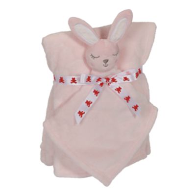 MINI BLANKEY SET BUNNY 76x102 CM / 41 CM PINK