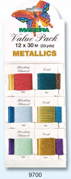 VALUE PACK METALLICS 12 X 30M