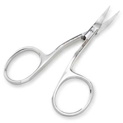 PLATED- DOUBLE CURVED & LARGER GRIP SCISSORS  9 CM